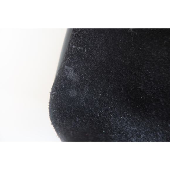 Moda Luxe Suede Leather Backpack with Gold Hardware Chic Modern Profile - Picture 4 of 10